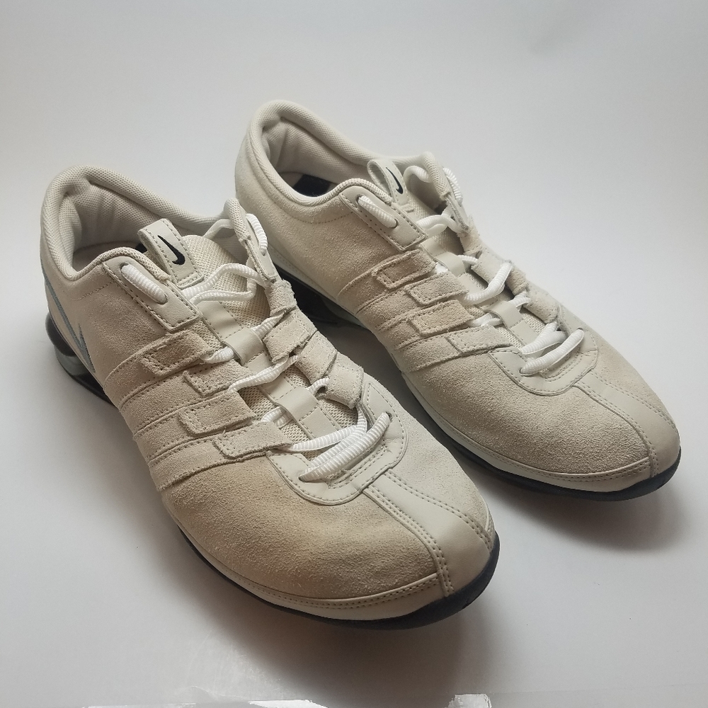 Nike Premium Shox Women's  Beige Suede 8.5 Running